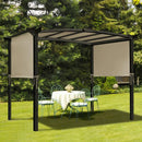 Outdoor Canopy Shade Cover with Copper Grommets & 4 Straps by LJGDeals