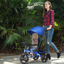 4-in-1 Kids Tricycle with Adjustable Push Handle by LJGDeals