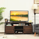 58 Inch Wood TV Stand Entertainment Media Center Console with Storage Cabinet by LJGDeals
