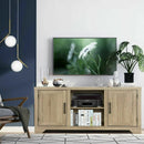 Rustic TV Stand Entertainment Center Storage Cabinet by LJGDeals