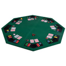 48 Inch 8 Players Octagon Fourfold Poker Table Top by LJGDeals