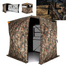3-4 Person Hunting Blind 270¬∞ See-Through Pop-up Ground Blind with Full-Open Swing Door by LJGDeals