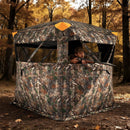 3-4 Person Hunting Blind 270¬∞ See-Through Pop-up Ground Blind with Full-Open Swing Door by LJGDeals