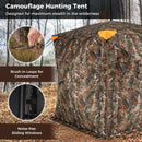3-4 Person Hunting Blind 270¬∞ See-Through Pop-up Ground Blind with Full-Open Swing Door by LJGDeals