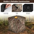 3-4 Person Hunting Blind 270¬∞ See-Through Pop-up Ground Blind with Full-Open Swing Door by LJGDeals