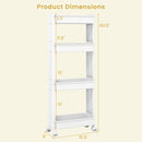 Rolling Utility Cart with Detachable Trays - 3/4 Tier by LJGDeals