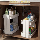 Rolling Utility Cart with Detachable Trays - 3/4 Tier by LJGDeals