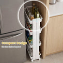 Rolling Utility Cart with Detachable Trays - 3/4 Tier by LJGDeals