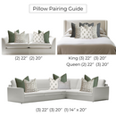 Jardim Floral Block Printed Pillow Cover | Olive by Apartment No.3