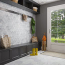 Carrara White 9x10 Honed Hexagon Marble Peel & Stick Tile (10 pack, 6.41 sq ft/case)