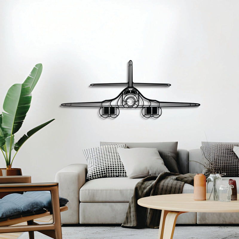 B-1 Lancer Front Metal Aircraft Wall Art - NCP0366