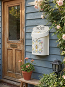 Vintage Farmhouse Wall-Mounted Post Box Mailbox Metal Letter Box Outdoor by 2Dropme