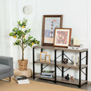 3 Tier 47 Inch Console Metal Frame Sofa Table by DirectDeals