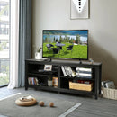 4-Cubby TV Stand for TV's up to 65 Inch with 3-Position Height Adjustable Shelf by LJGDeals