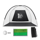 3-in-1 Portable 10 Feet Golf Practice Set by LJGDeals