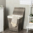 Foldable Handwoven Laundry Hamper with Removable Liner by LJGDeals