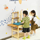 Kid's Outdoor Wooden Pretend Cook Kitchen Playset Toy by LJGDeals