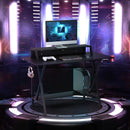 All-in-One Professional Gaming Desk with Cup and Headphone Holder by LJGDeals