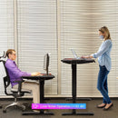 Electric Standing Gaming Desk with Height Adjustable Splice Board by LJGDeals