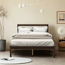Full Size Bed frame Foundation with Solid Wooden Slat Suppor by LJGDeals
