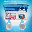 26 Pound Portable Semi-automatic Washing Machine with Built-in Drain Pump by LJGDeals
