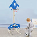 3-in-1 Basketball Hoop for Kids with Balls-Blue by LJGDeals