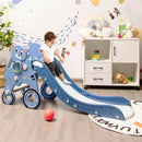 4-in-1 Foldable Baby Slide Toddler Climber Slide PlaySet with Ball by LJGDeals
