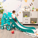 4-in-1 Foldable Baby Slide Toddler Climber Slide PlaySet with Ball by LJGDeals