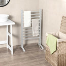 2-in-1 150W Freestanding and Wall-mounted Towel Warmer Drying Rack with Timer by LJGDeals