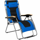 Oversize Folding Adjustable Padded Zero Gravity Lounge Chair by LJGDeals