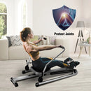 Exercise Adjustable Double Hydraulic Resistance Rowing Machine by LJGDeals