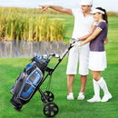 Folding 2 Wheels Push Pull Golf Cart Trolley with Scoreboard by LJGDeals