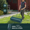 36 x 12 Inch Tow Lawn Roller Water Filled Metal Push Roller by LJGDeals