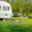 Foldable Outdoor BBQ Table Grilling Stand by LJGDeals