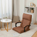 14-Position Adjusting Lazy Sofa Chair with Waist Pillow and Armrests by LJGDeals