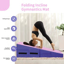 Folding Wedge Exercise Gymnastics Mat with Handles by LJGDeals
