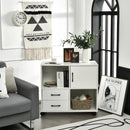 Mobile File Cabinet with Lateral Printer Stand and Storage Shelves by LJGDeals