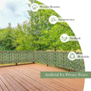 Faux Ivy Leaf Decorative Privacy Fence by LJGDeals