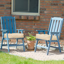 21 Inch  x 21 Inch Patio Chair Seat Cushion Pads for Indoor and Outdoor-Beige