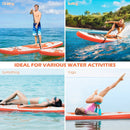 Inflatable Stand Up Paddle Board with Backpack Aluminum Paddle Pump by LJGDeals