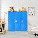 48 Inch Kid Safe Storage Children Single Tier Metal Locker-Blue by LJGDeals