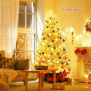 6/7.5 Feet Artificial Tinsel Christmas Tree Hinged with Foldable Stand by LJGDeals