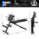 Multi-Functional Adjustable Full Body Exercise Weight Bench by LJGDeals