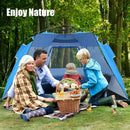 3-4 Person Easy Pop Up Beach Tent UPF 50+ Portable Sun Shelter by LJGDeals