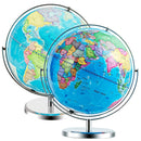 13 Inch Illuminated World Globe 720° Rotating Map with LED Light by LJGDeals