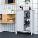 2-Door Bathroom Floor Storage Cabinet Space Saver Organizer by LJGDeals
