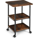 3-tier Adjustable Printer Stand with 360° Swivel Casters by LJGDeals