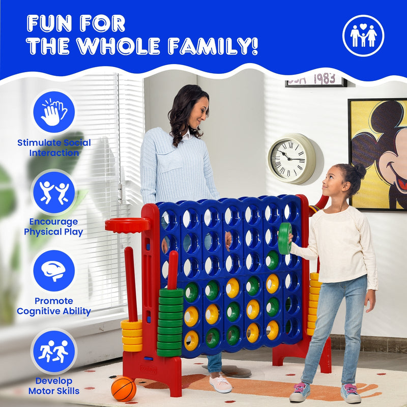 2.5ft 4-to-Score Giant Game Set-Red, photo 4 of 8