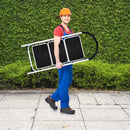 Heavy Duty Industrial Lightweight Folding Stool 3 Step Ladder by DirectDeals