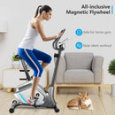 Magnetic Stationary Upright Exercise Bike with LCD Monitor and Pulse Sensor by LJGDeals